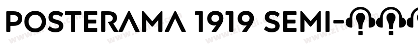 Posterama 1919 Semi字体转换